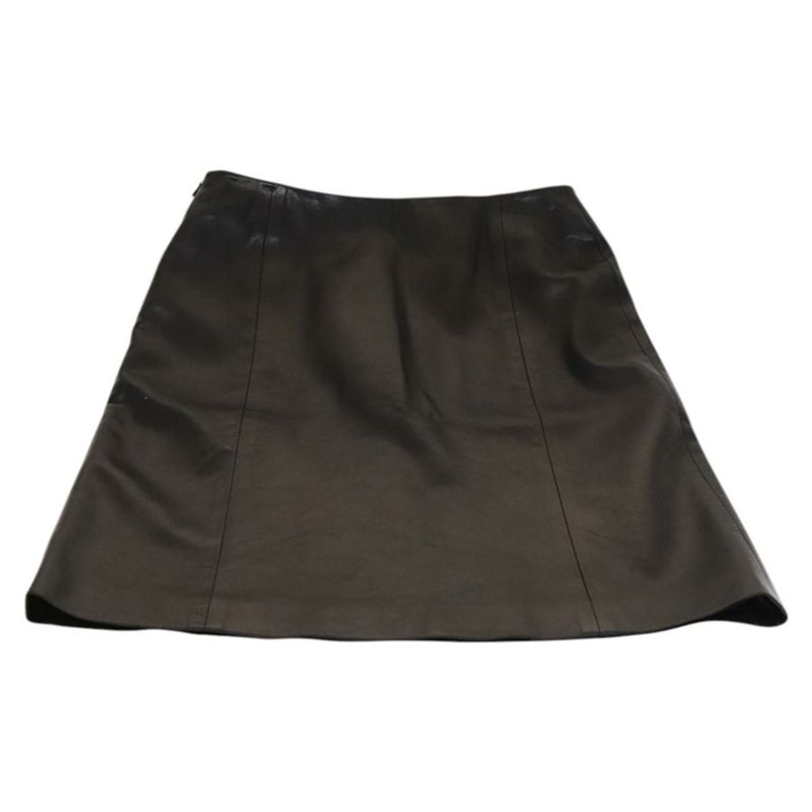 【日本直送】Christian Dior 黑色羊皮半身裙 正品 am8156-2