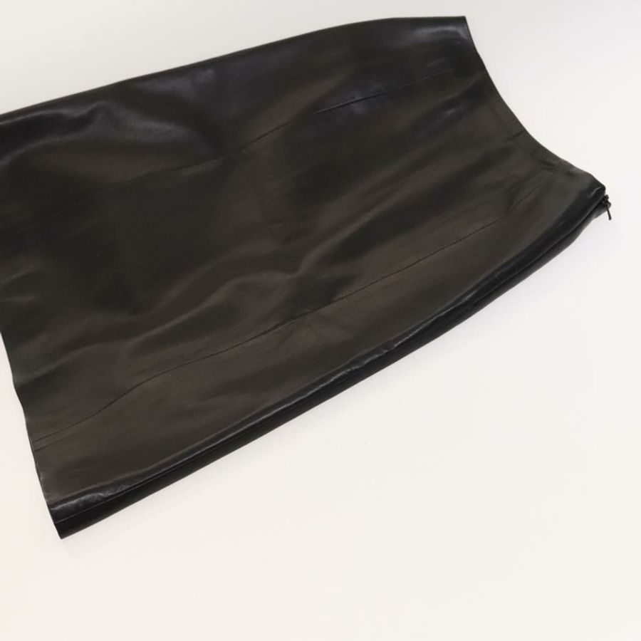 【日本直送】Christian Dior 黑色羊皮半身裙 正品 am8156-3