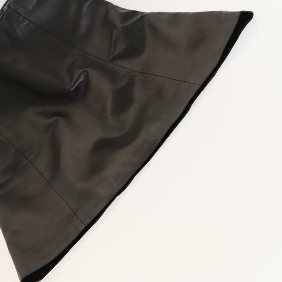 【日本直送】Christian Dior 黑色羊皮半身裙 正品 am8156-6