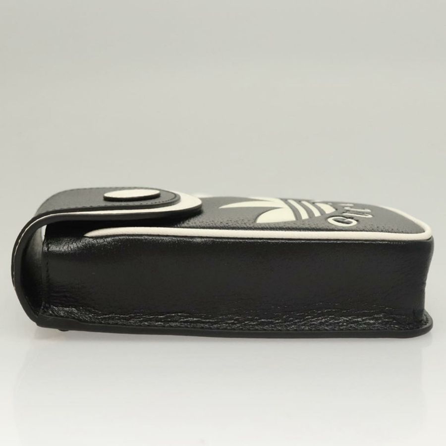 【日本直送】GUCCI Adidas聯名單肩包，皮革材質，黑色金色，正品 bs24542-3