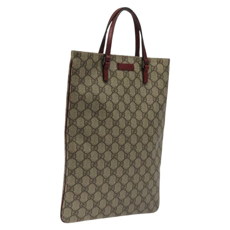 【日本直送】GUCCI GG Supreme 手提包 PVC 皮革 米色 117551 正品 yk17910-0