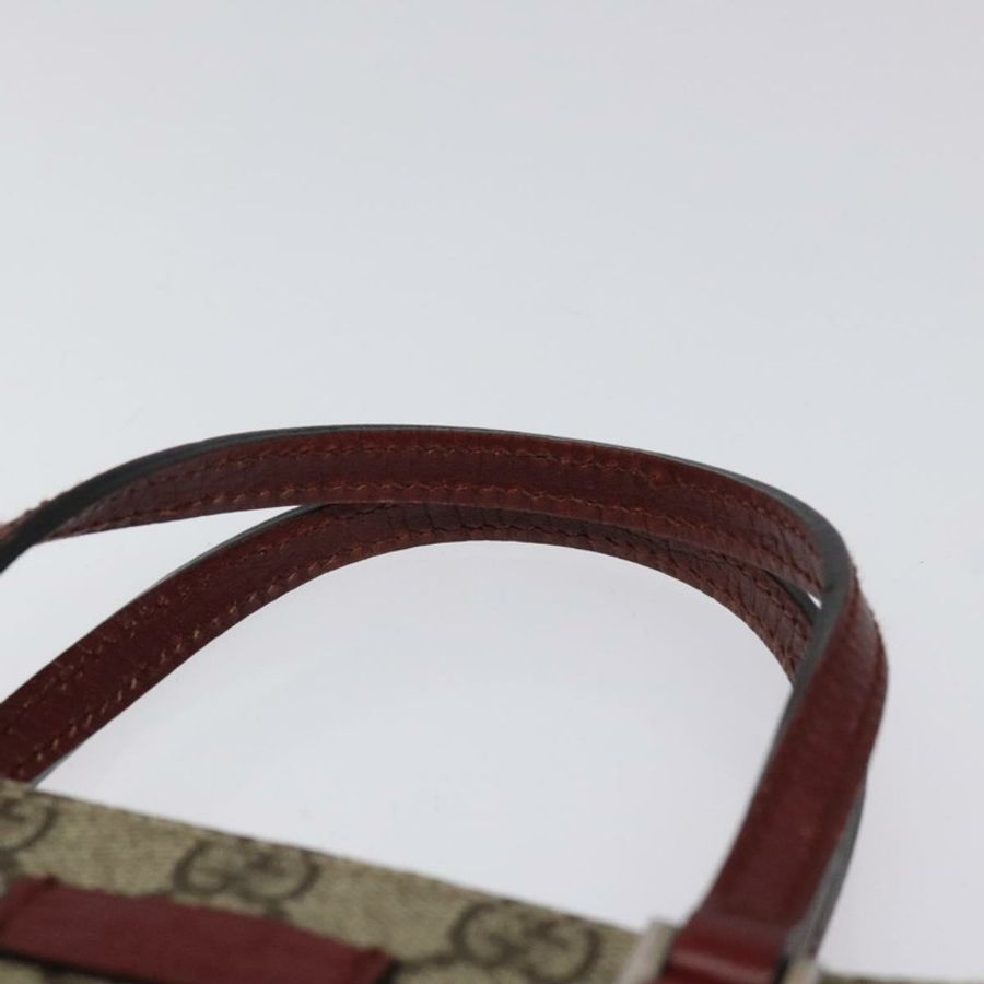 【日本直送】GUCCI GG Supreme 手提包 PVC 皮革 米色 117551 正品 yk17910-7