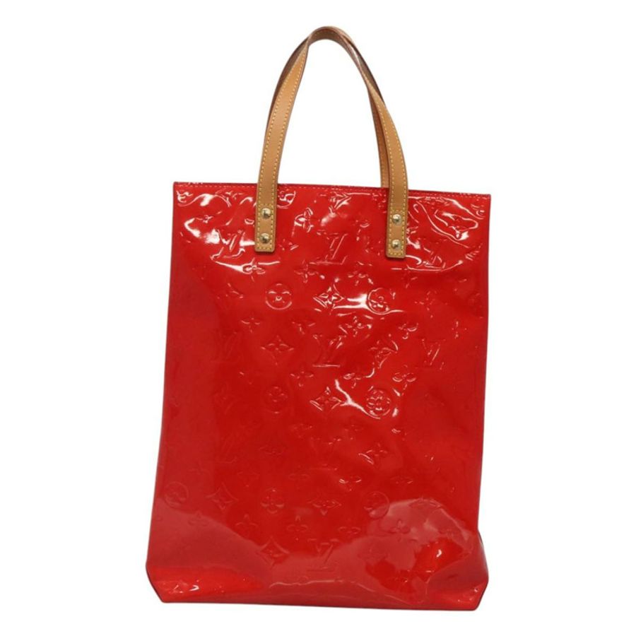 【日本直送】路易威登 Monogram Vernis Reade MM 手提包 紅色 M91086 LV 正品 120159-1