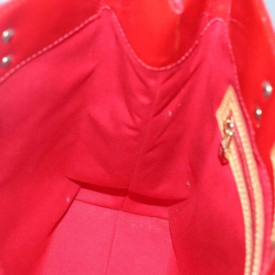 【日本直送】路易威登 Monogram Vernis Reade MM 手提包 紅色 M91086 LV 正品 120159-17