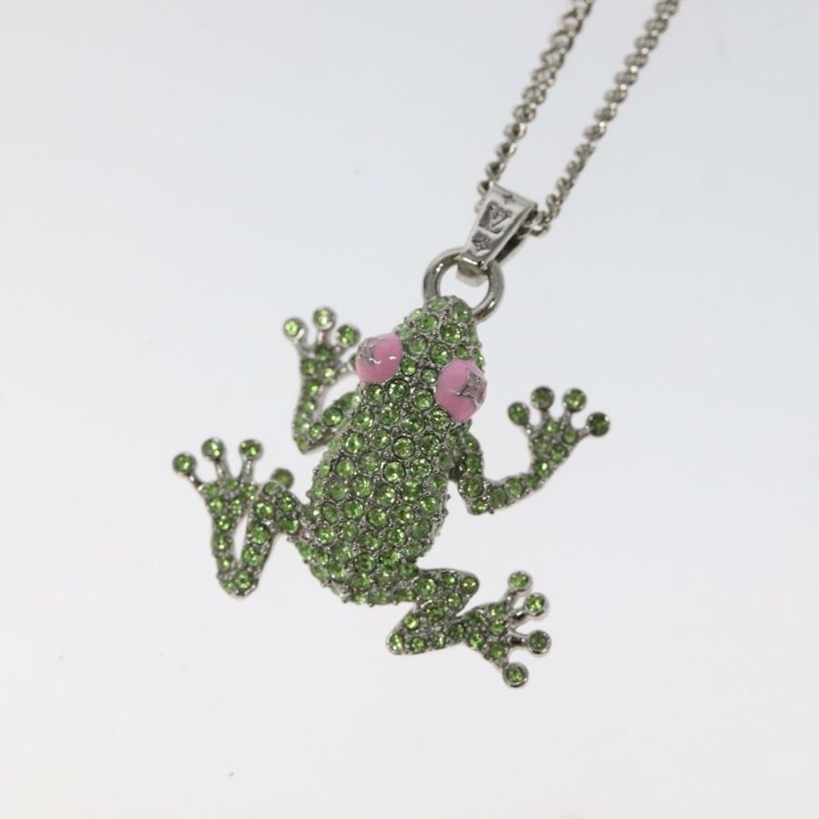 【日本直送】路易威登 Collier LV Crazy Animals 青蛙項鍊 銀色 MP3390 正品 118462-2