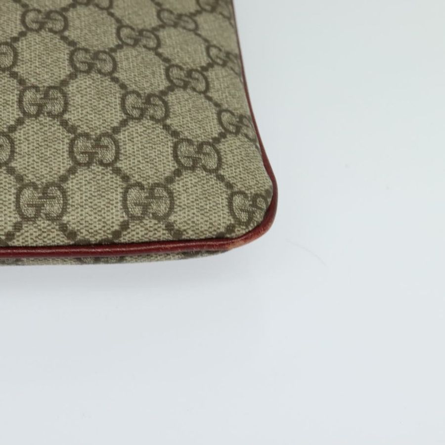 【日本直送】GUCCI GG Supreme 手提包 PVC 米色 銀色 117551 正品 119722-13