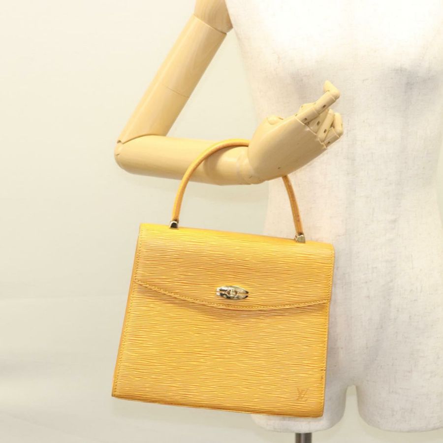 【日本直送】路易威登 Epi Malesherbes 手袋 Tassili 黃色 Jonne M52379 正品 ep8616-25