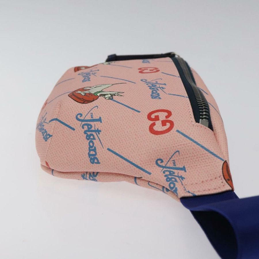 【日本直送】GUCCI THE Jetsons 兒童斜背包 PVC 皮革 粉紅色 502095 正品 120466-2
