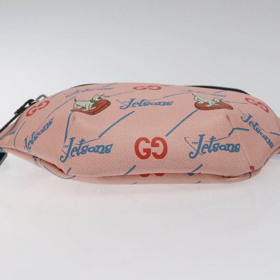 【日本直送】GUCCI THE Jetsons 兒童斜背包 PVC 皮革 粉紅色 502095 正品 120466-4