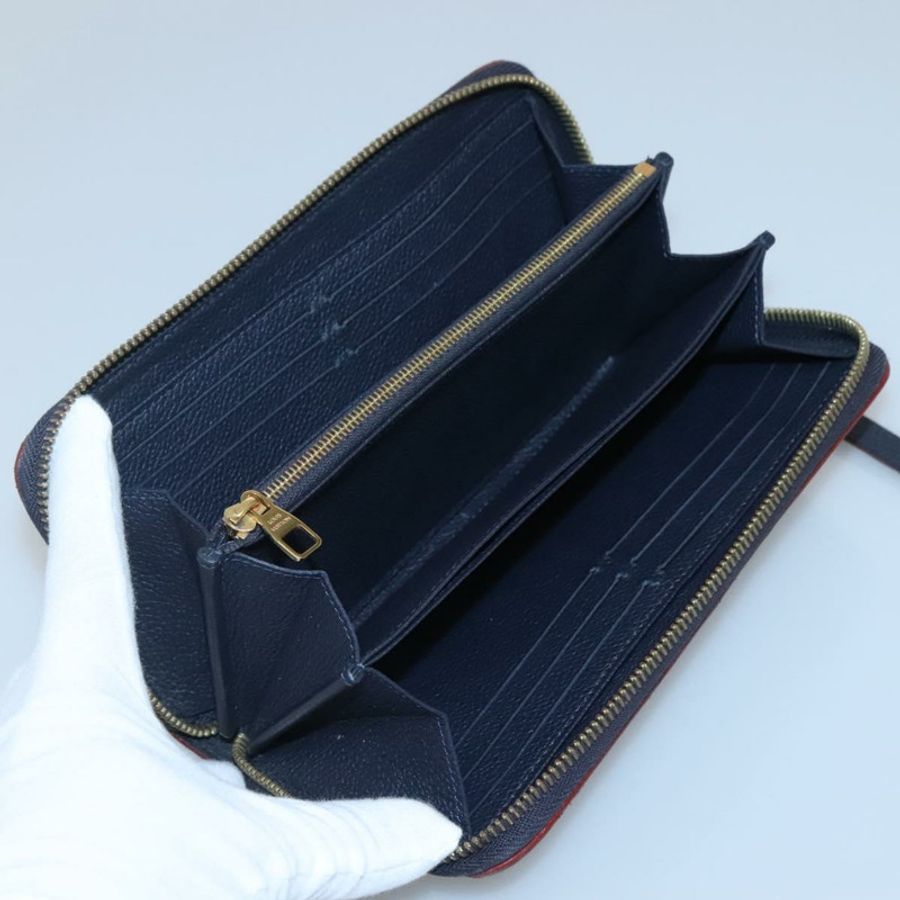 【日本直送】路易威登 Empreinte Zippy 錢包海軍藍海軍陸戰隊紅色 M62121 LV 正品 fm4618-8