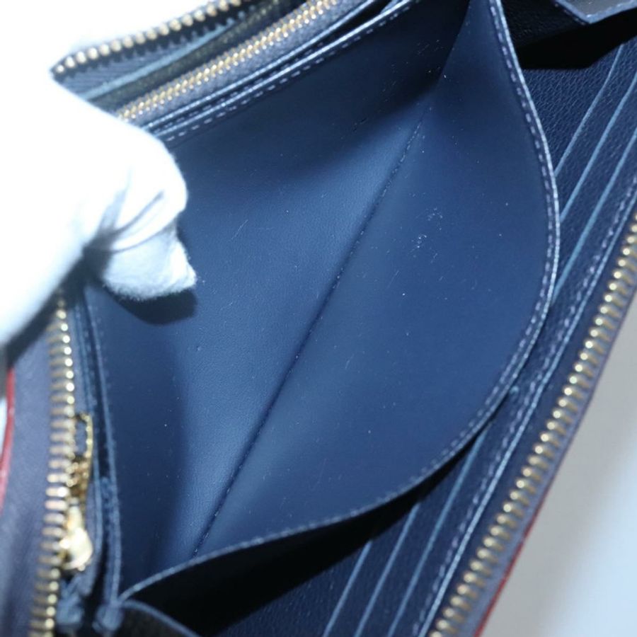 【日本直送】路易威登 Empreinte Zippy 錢包海軍藍海軍陸戰隊紅色 M62121 LV 正品 fm4618-18