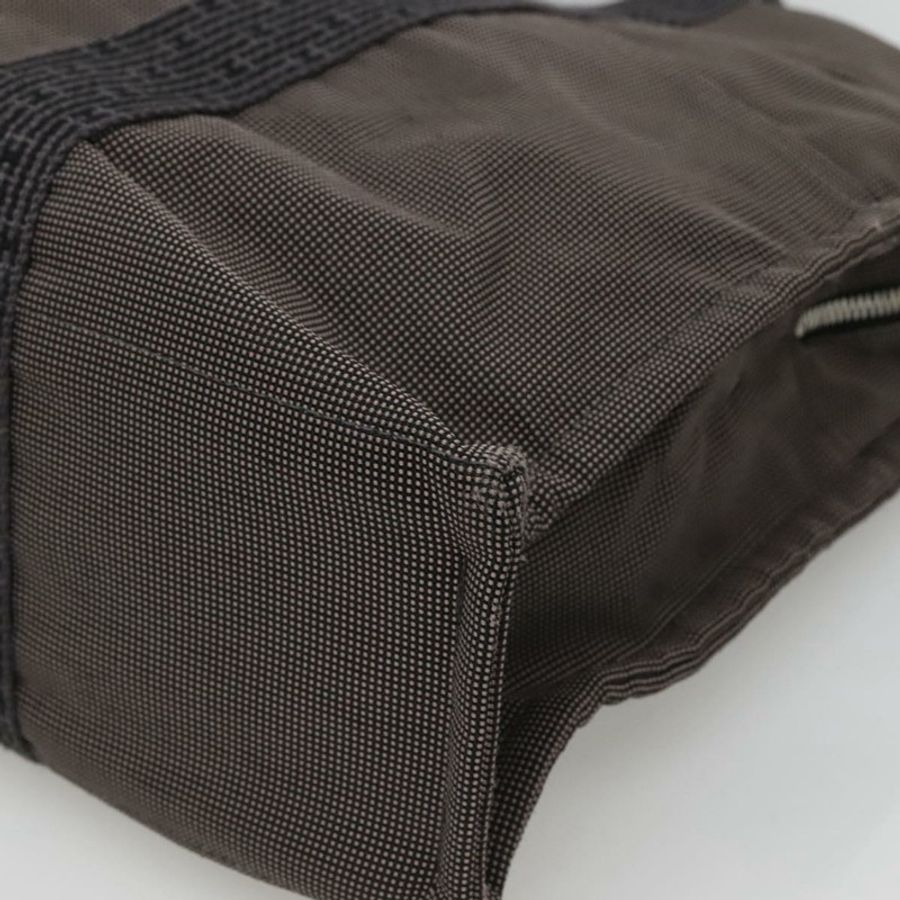 【日本直送】愛馬仕 Her Line MM 手提包 帆布 灰色 正品 kk463-13