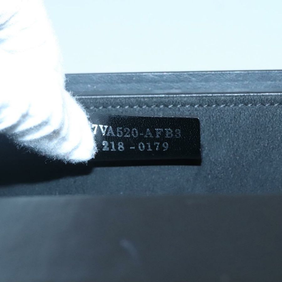 【日本直送】FENDI Box 肩背包 皮革 黑色 銀色 正品 hk2491-11
