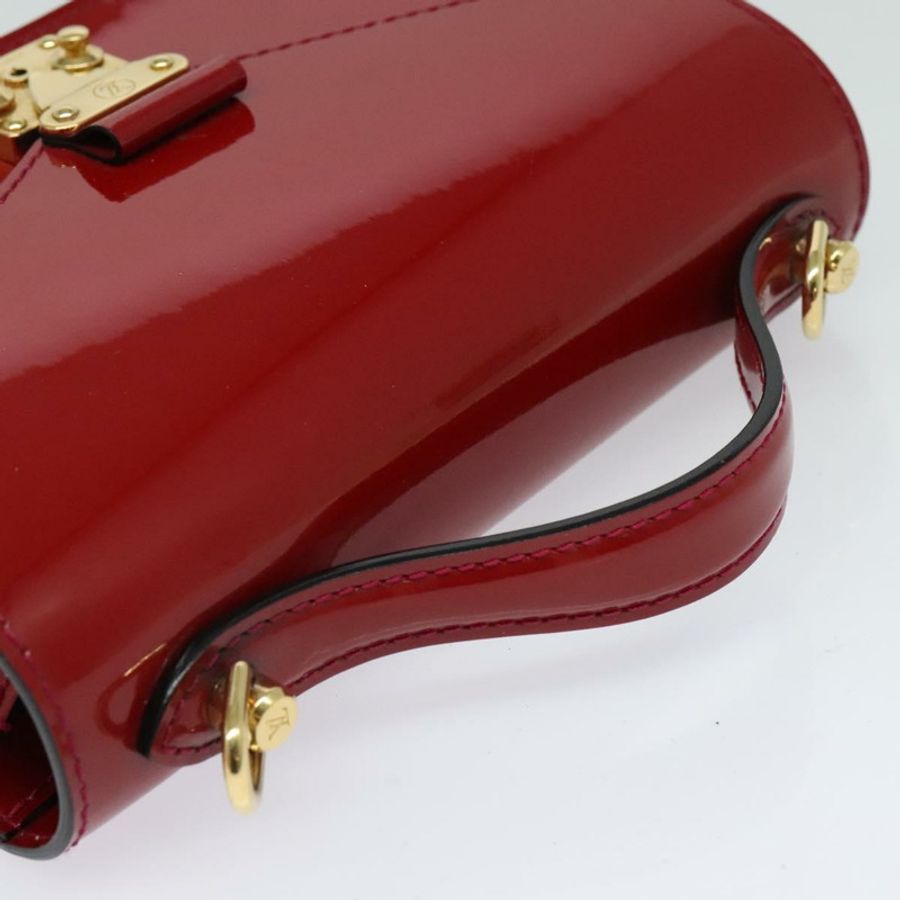 【日本直送】路易威登 Vernis Monceau BB 手提包 2way Rose Andian M91579 LV 正品 121056-5