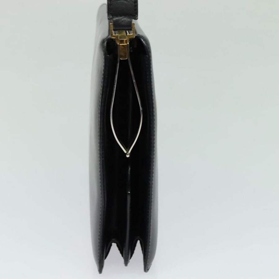【日本直送】CELINE 黑色金色皮革肩背包 正品 fm4568-2