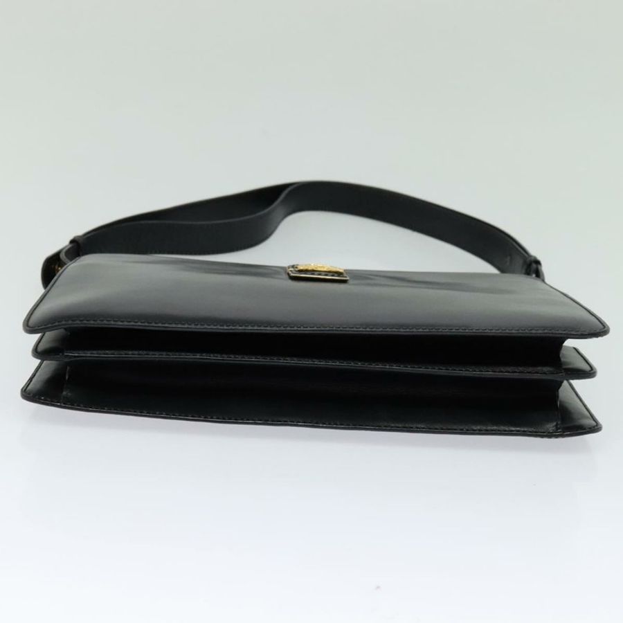 【日本直送】CELINE 黑色金色皮革肩背包 正品 fm4568-4