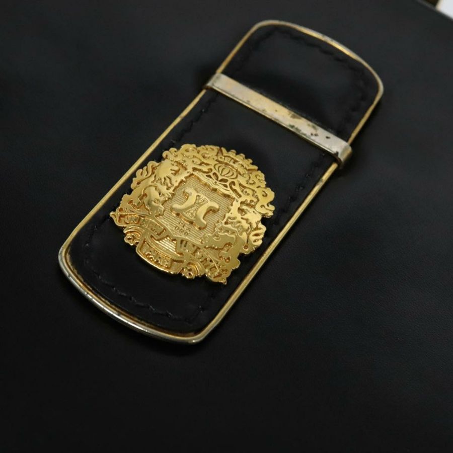 【日本直送】CELINE 黑色金色皮革肩背包 正品 fm4568-9