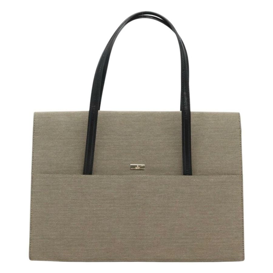 【日本直送】GUCCI 手提包 帆布 米色 金色 正品 bs25071-1