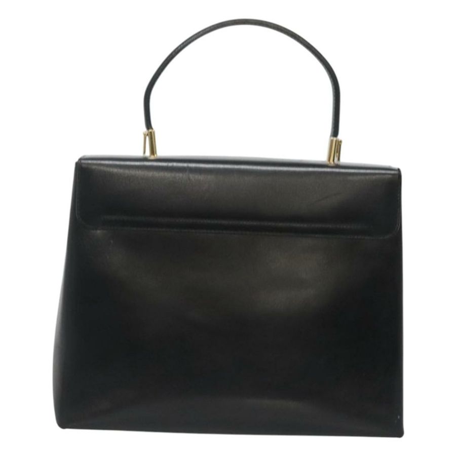 【日本直送】Salvatore Ferragamo Gancini 手提包 皮革 兩用 黑色 金色 正品 120978-1