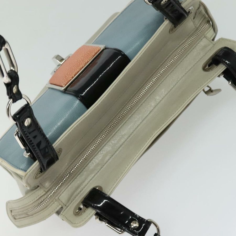 【日本直送】BALENCIAGA 灰色銀色皮革肩背包 正品 121412-5