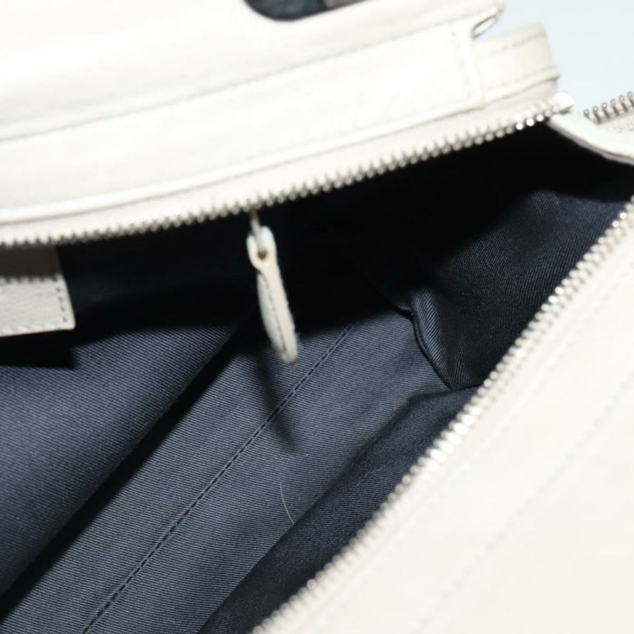【日本直送】BALENCIAGA 灰色銀色皮革肩背包 正品 121412-17
