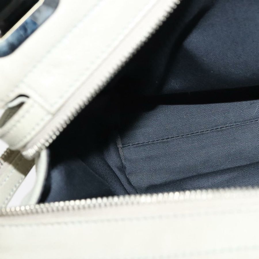 【日本直送】BALENCIAGA 灰色銀色皮革肩背包 正品 121412-18