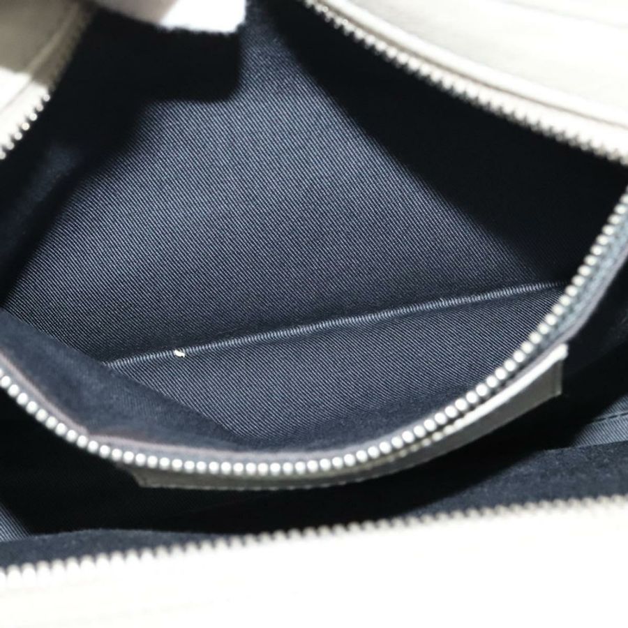 【日本直送】BALENCIAGA 灰色銀色皮革肩背包 正品 121412-20