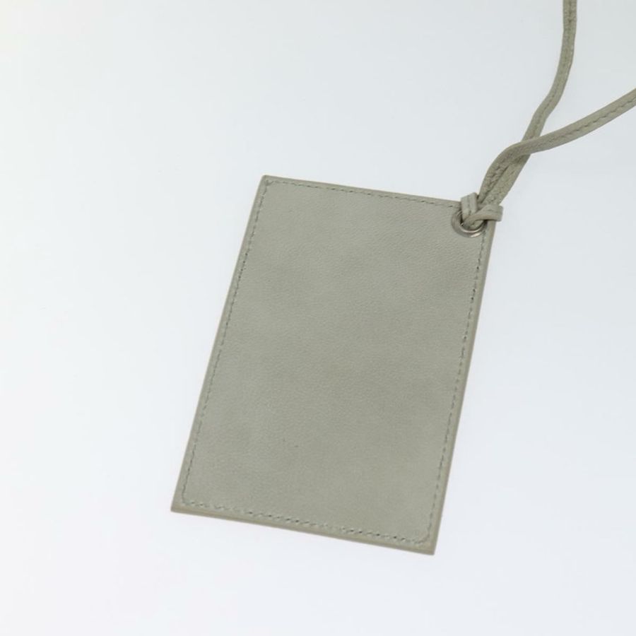 【日本直送】BALENCIAGA 灰色銀色皮革肩背包 正品 121412-23
