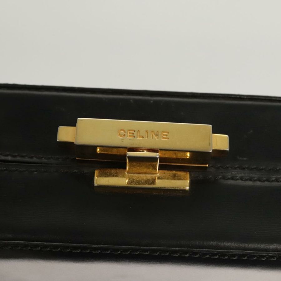 【日本直送】CELINE 黑色皮革肩背包 正品 sw451-9