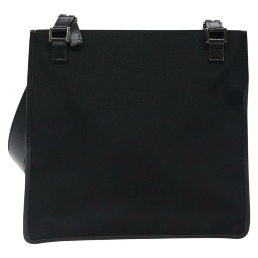 【日本直送】GUCCI 單肩包 尼龍 黑色 銀色 92560 正品 ep8886-1