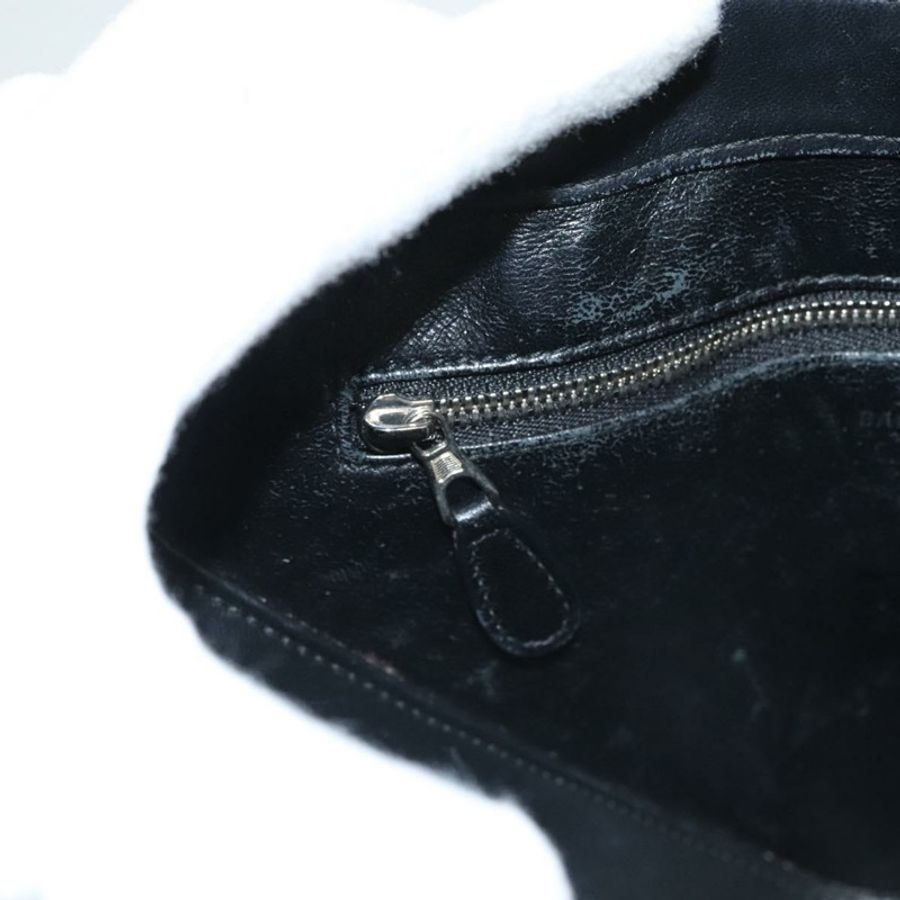 【日本直送】BALENCIAGA 三角形旅行包 XS 手提包 皮革 兩用 銀色 531048 正品 121086-20