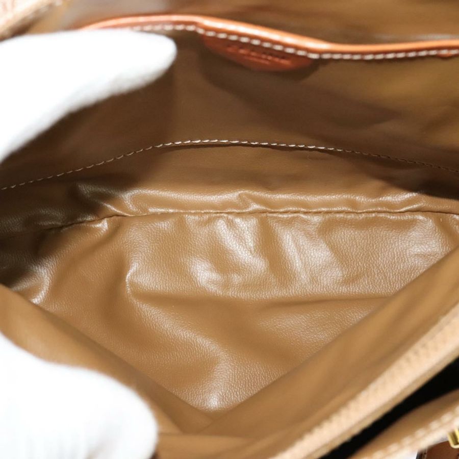 【日本直送】CELINE Macadam帆布手提包 PVC 米色 金色 正品 sw601-9