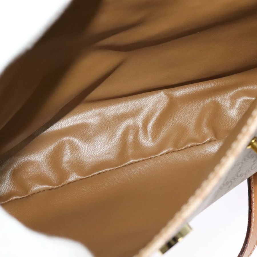 【日本直送】CELINE Macadam帆布手提包 PVC 米色 金色 正品 sw601-21