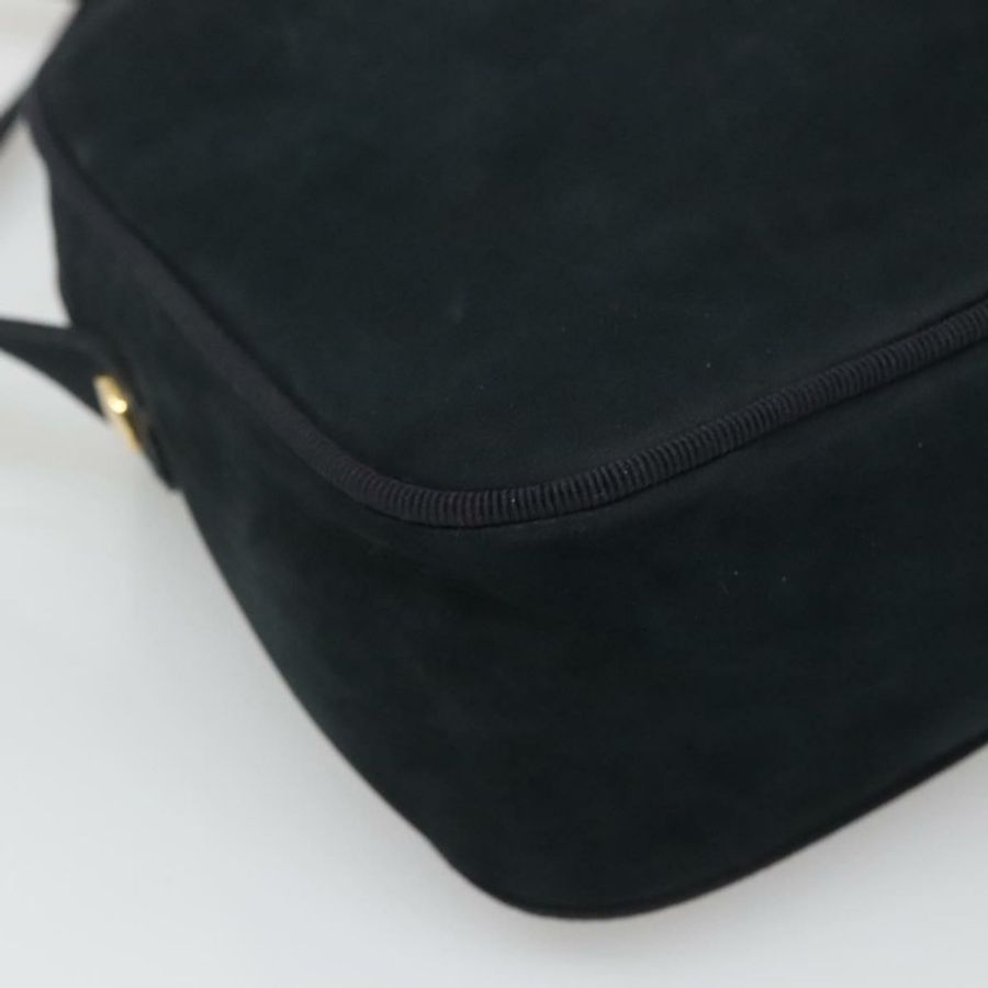 【日本直送】Salvatore Ferragamo Vala 肩背包 麂皮 海軍藍 金色 正品 gh061-15