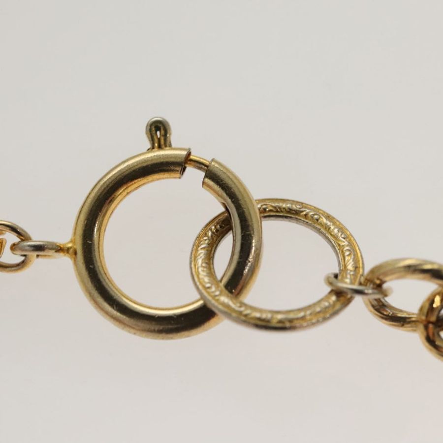 【日本直送】香奈兒 (CHANEL) 金屬金色雙C鏈條腰帶 Auth bs25545-11