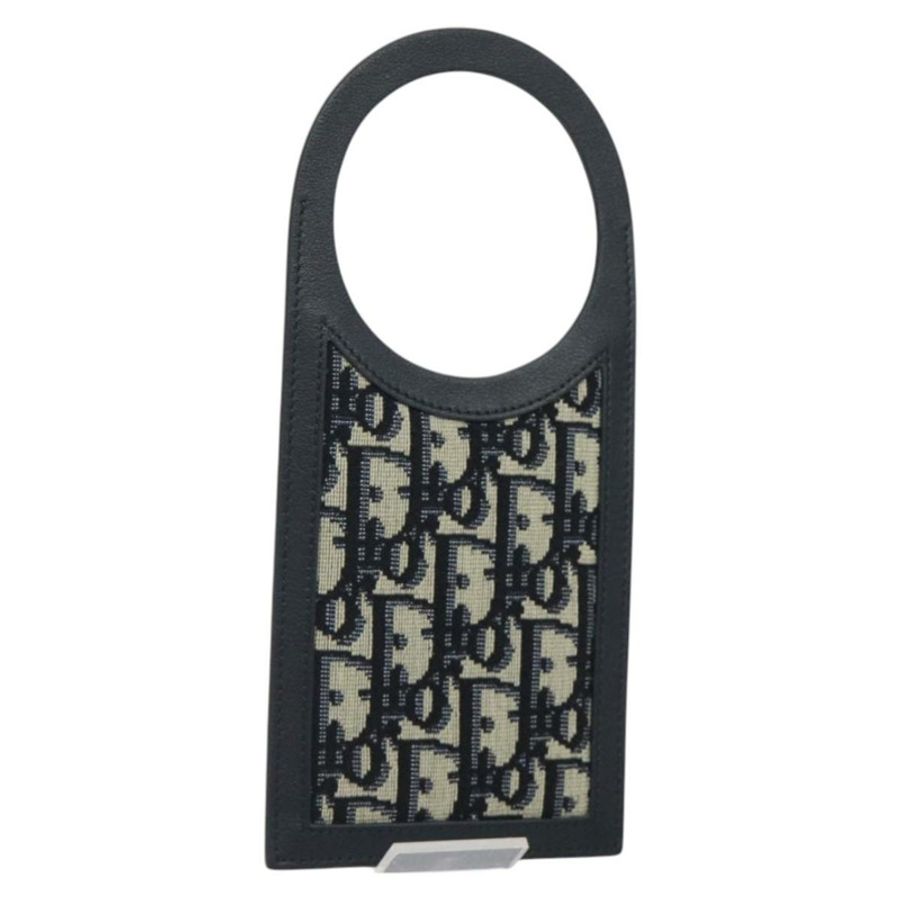 【日本直送】Christian Dior Trotter 帆布門把手板 海軍藍 Auth bs25674-0