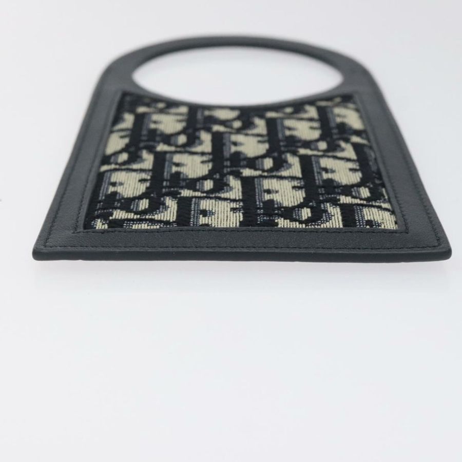 【日本直送】Christian Dior Trotter 帆布門把手板 海軍藍 Auth bs25674-4