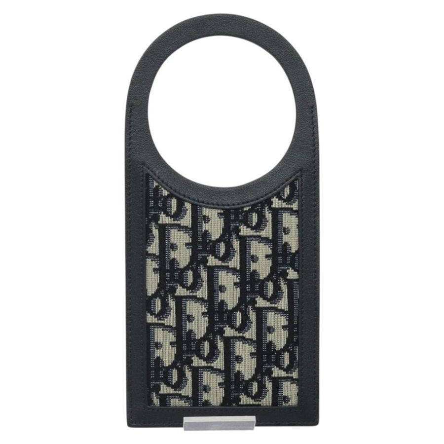 【日本直送】Christian Dior Trotter 帆布門把手板 海軍藍 Auth bs25674-12
