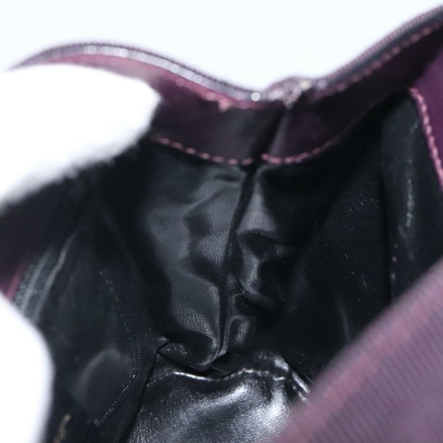 【日本直送】Salvatore Ferragamo Vala 手提包 帆布 紫色 金邊 正品 gh154-16