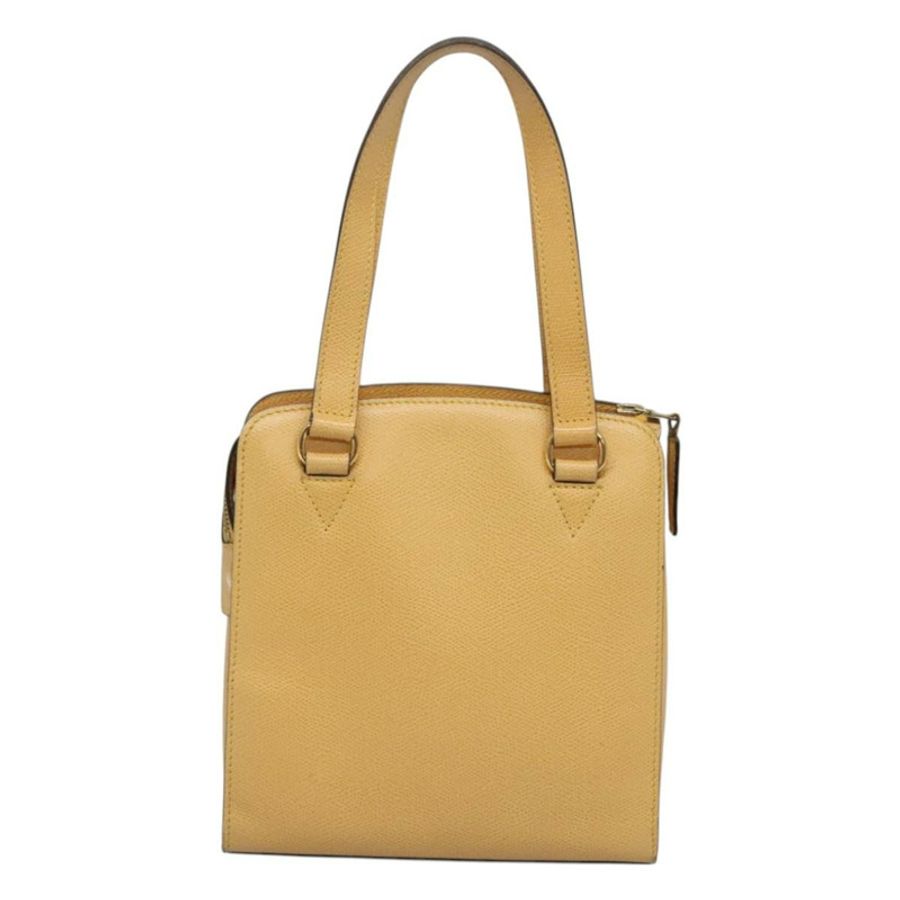 【日本直送】CELINE 手提包 皮革 黃色 金色 正品 123851-1