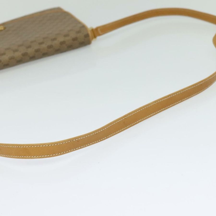 【日本直送】GUCCI Micro GG Supreme 單肩包 PVC 米色 金色 正品 BA1958-6