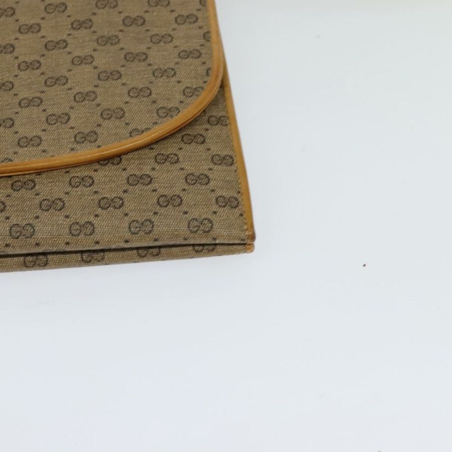【日本直送】GUCCI Micro GG Supreme 單肩包 PVC 米色 金色 正品 BA1958-13