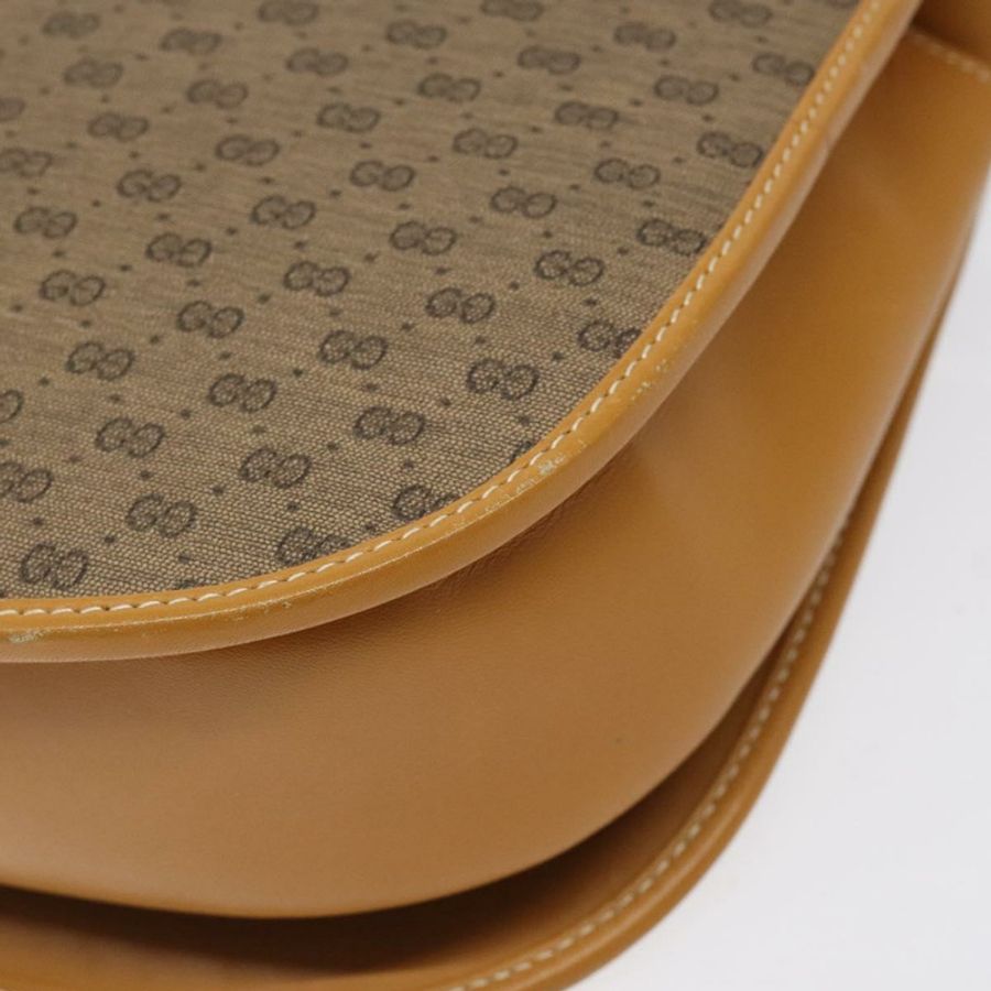 【日本直送】GUCCI Micro GG Supreme 單肩包 PVC 米色 金色 004 112 0363 正品 124986-16
