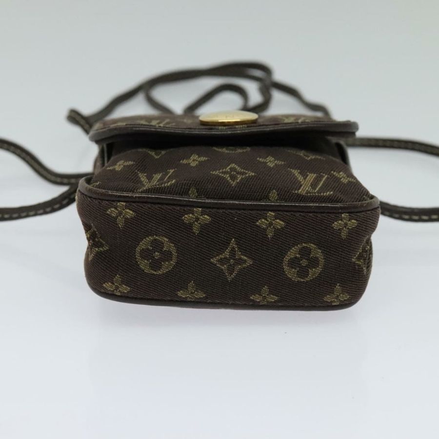 【日本直送】路易威登 Monogram Mini Pochette Cancun 手拿包 棕色 M95313 LV Auth 123306-4