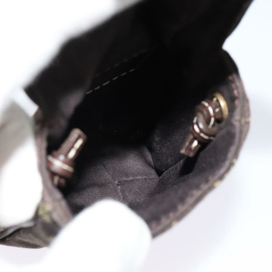 【日本直送】路易威登 Monogram Mini Pochette Cancun 手拿包 棕色 M95313 LV Auth 123306-17