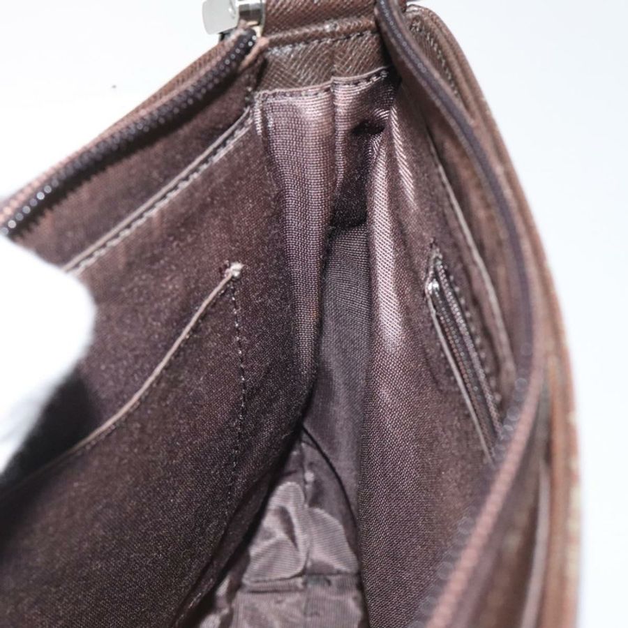 【日本直送】BURBERRY Nova 格紋帆布單肩包 米色 銀色 正品 123791-17