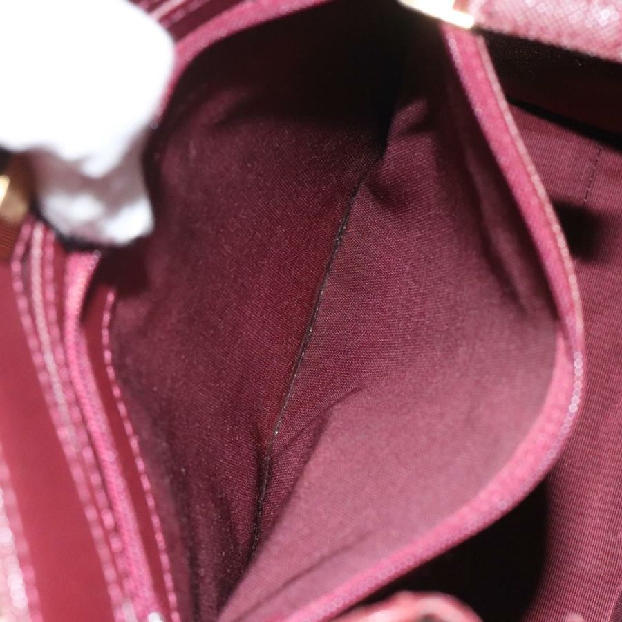 【日本直送】BURBERRY Nova 格紋手提包 帆布 米色 酒紅色 金色 正品 am8471-18