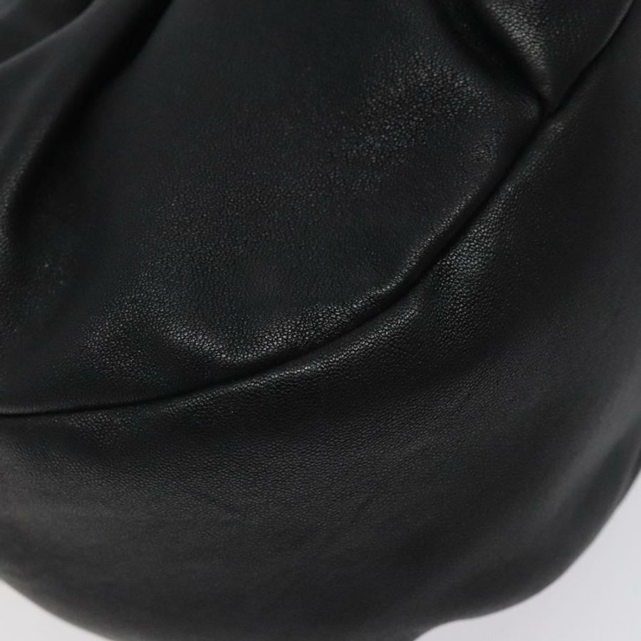 【日本直送】Salvatore Ferragamo 黑色金色皮革肩背包,正品 BA2245-13