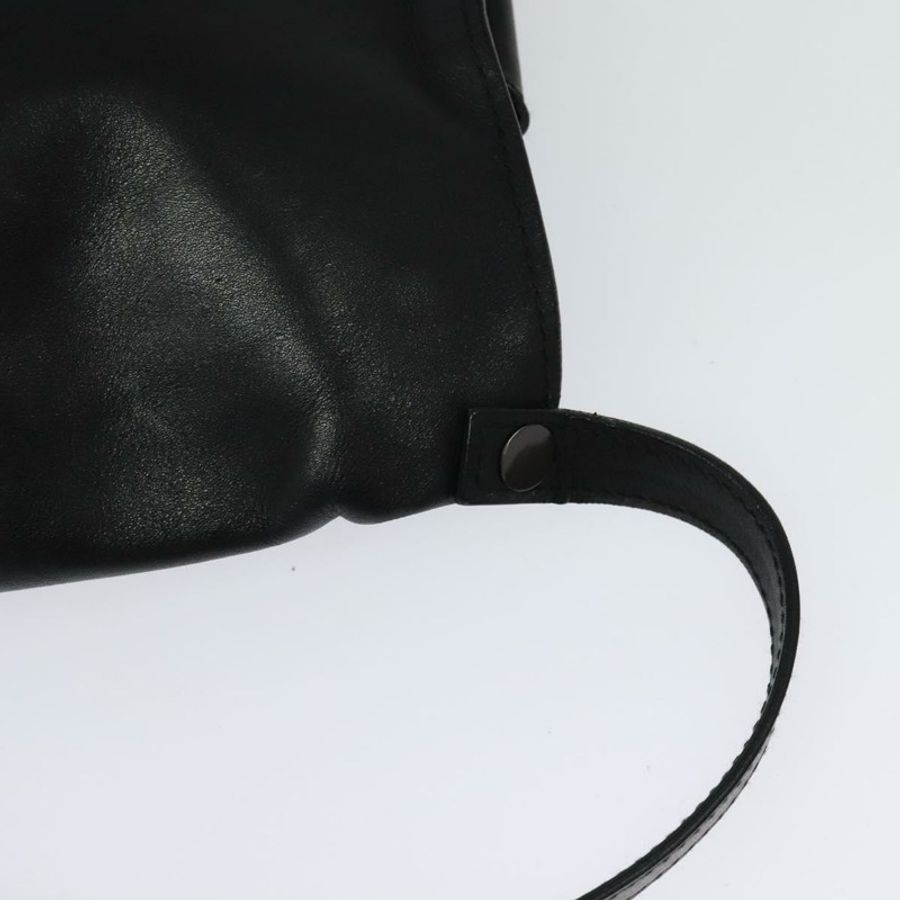 【日本直送】BOTTEGA VENETA INTRECCIATO 腰包 皮革 黑色 正品 MX365-8