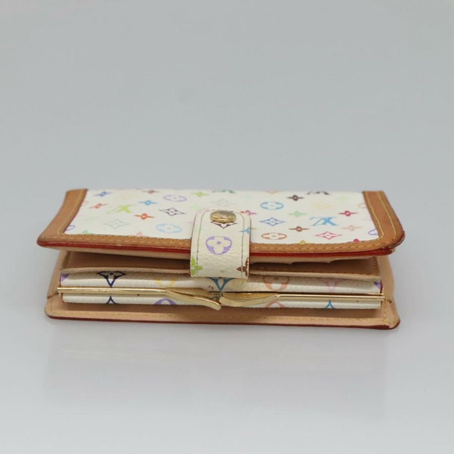 【日本直送】路易威登 多色 Portefeuille Viennois 皮夾白色 M92987 正品 125462-4